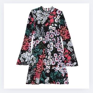Nordstrom Mock Neck Girls Floral Dress